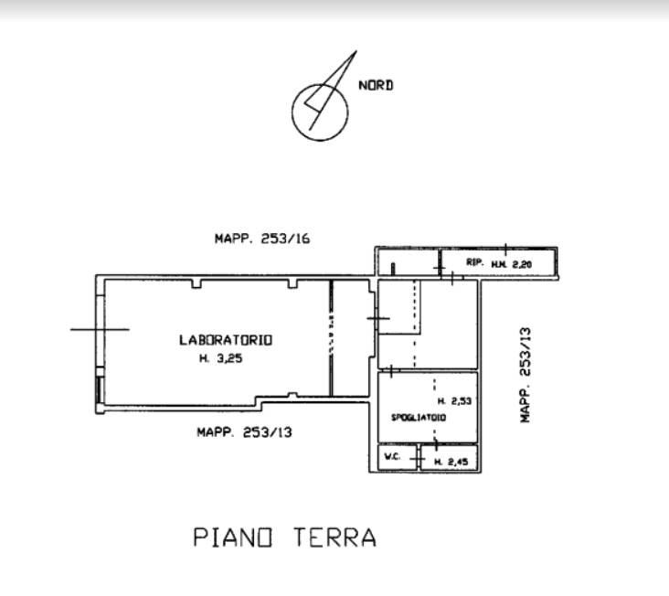Laboratorio in , Viareggio, {3} - Planimetria 1