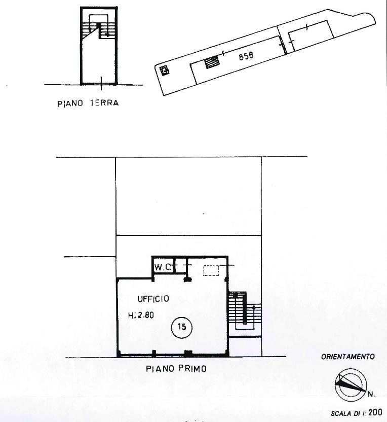 Ufficio in Via Icaro, Pesaro, {3} - Planimetria 1