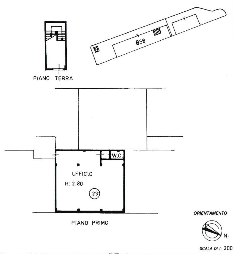 Ufficio in Via Icaro, Pesaro, {3} - Planimetria 1