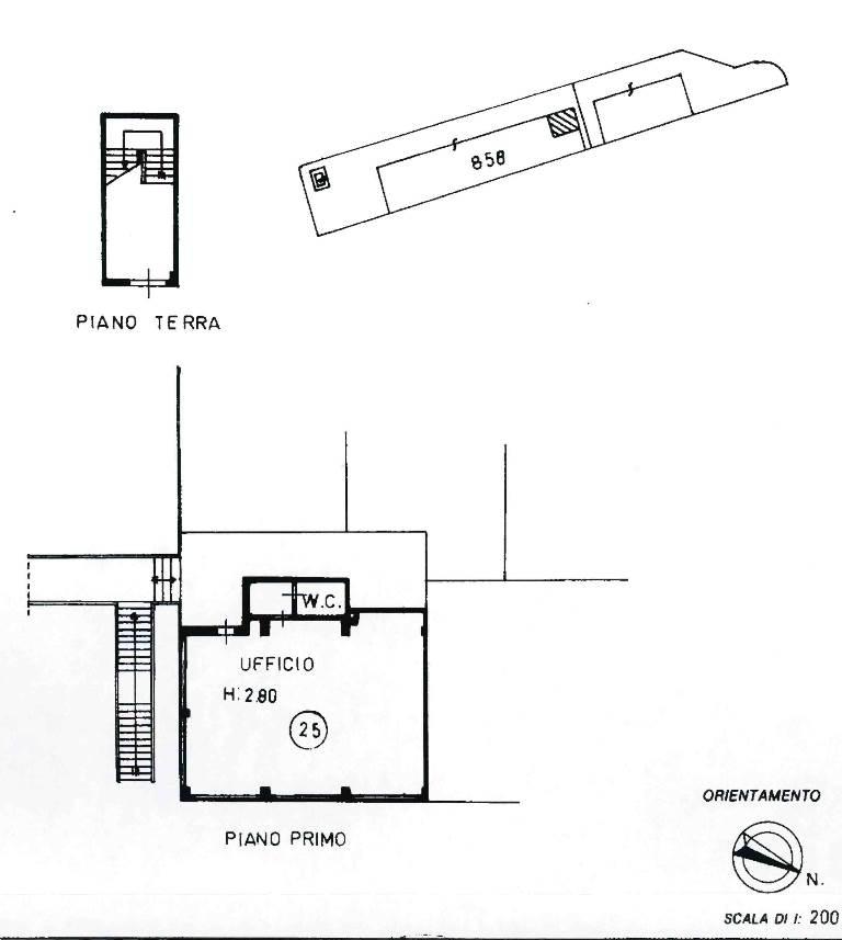 Ufficio in Via Icaro, Pesaro, {3} - Planimetria 1