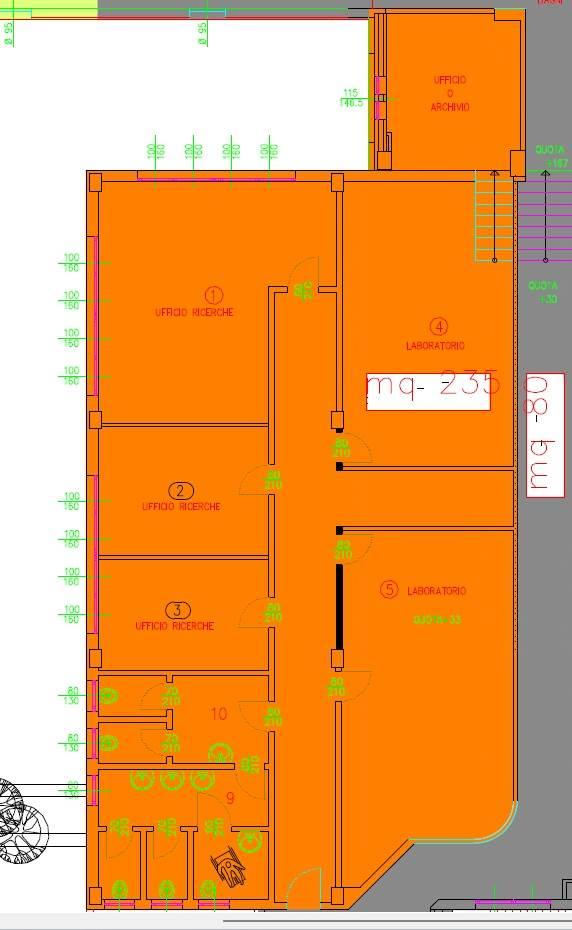 Ufficio in Via Gallarate, Milano, {3} - Planimetria 1