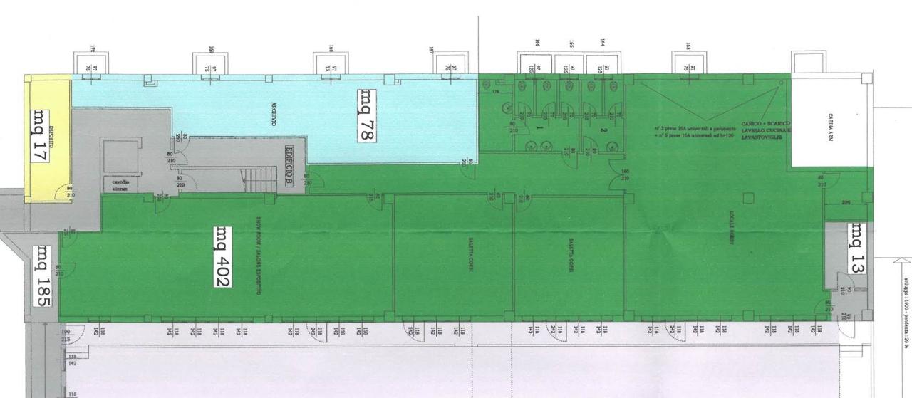 Laboratorio in Via Gallarate, Milano, {3} - Planimetria 1