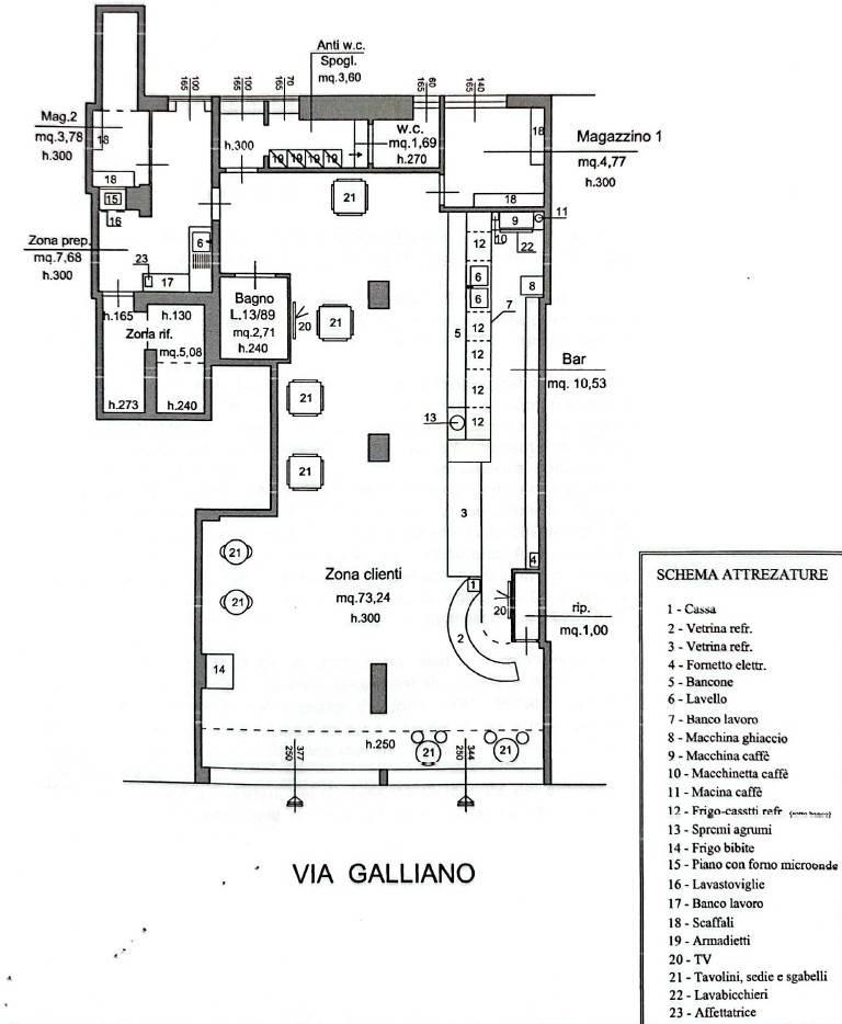 Negozio in , Firenze, {3} - Planimetria 1
