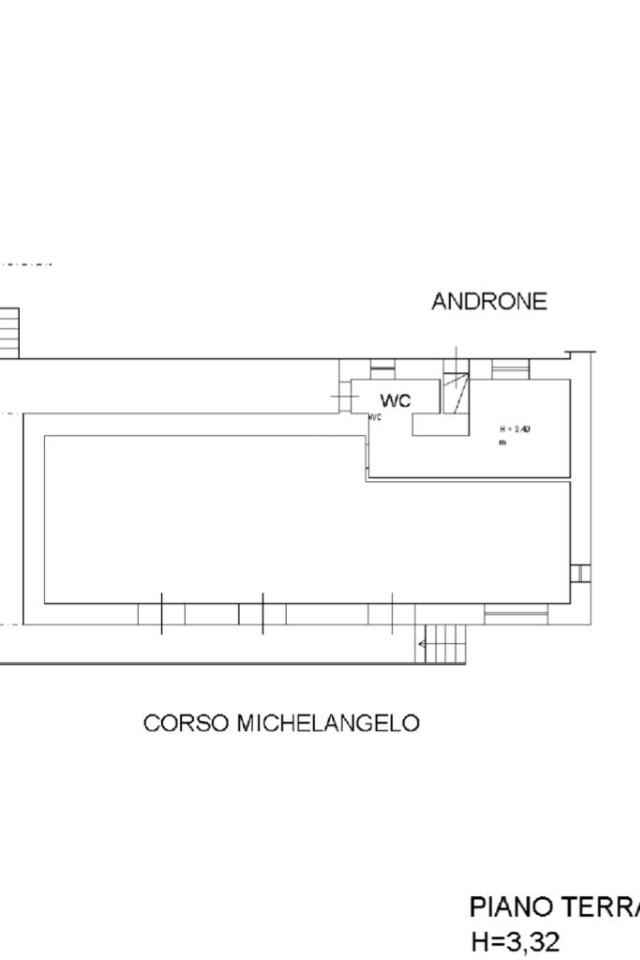 Negozio in Corso Michelangelo 175, Sant'Antimo, {3} - Planimetria 1