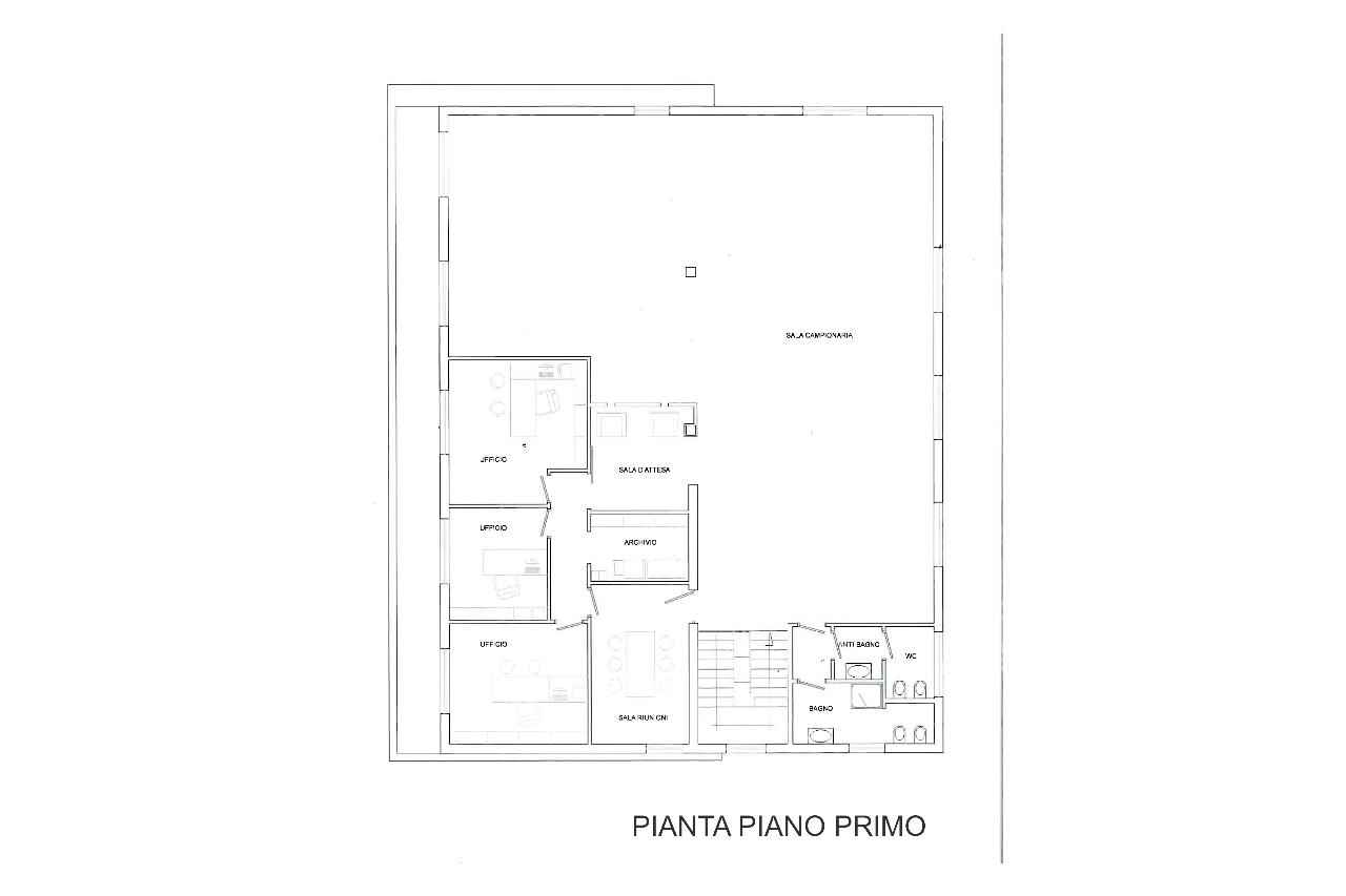 Capannone in Marco Polo, Bientina, {3} - Planimetria 1