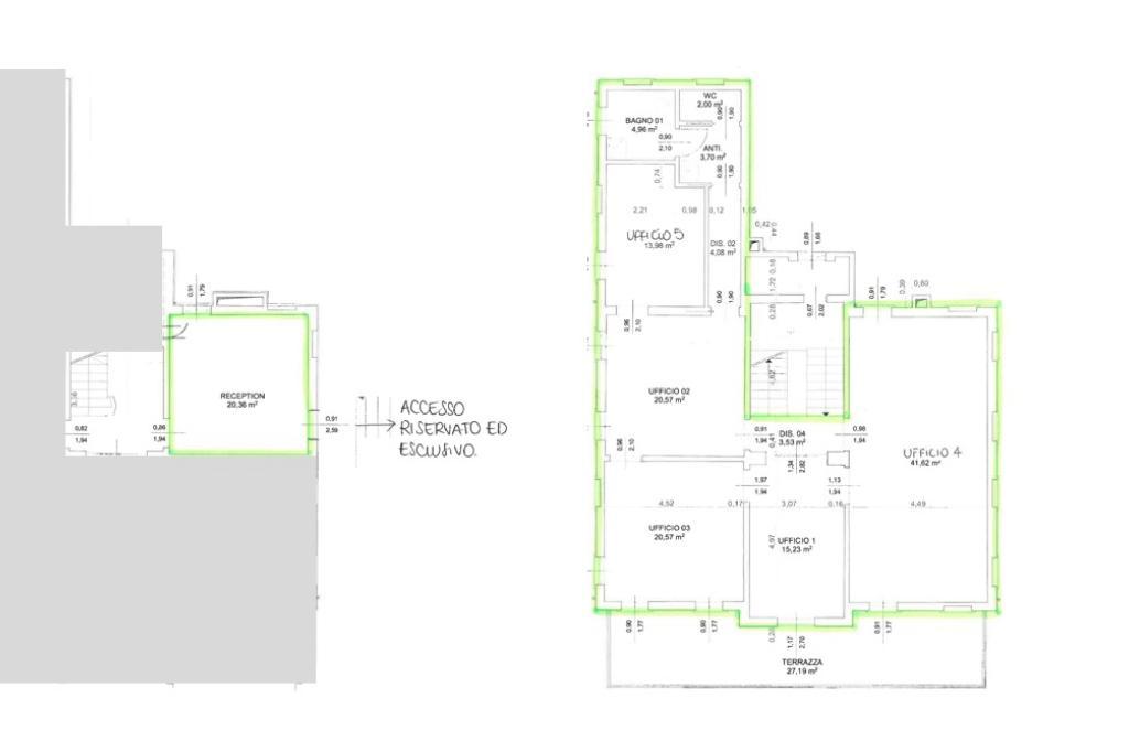 Ufficio in Via Noalese 94, Treviso, {3} - Planimetria 1