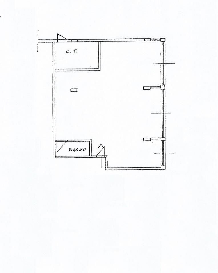 Ufficio in Via Ivo Oliveti, Fiumicino, {3} - Planimetria 1