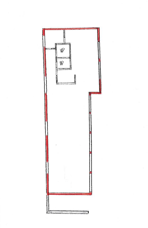 Negozio in Via della Scafa, Fiumicino, {3} - Planimetria 1