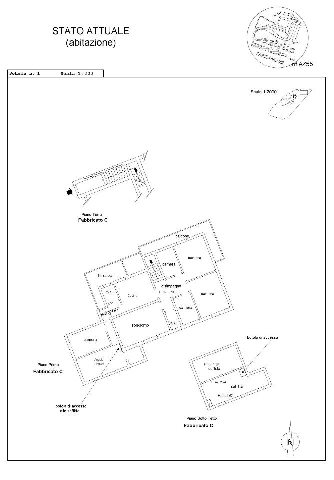 Azienda agricola in Piazza XX Settembre 1, Chiusi, {3} - Planimetria 1