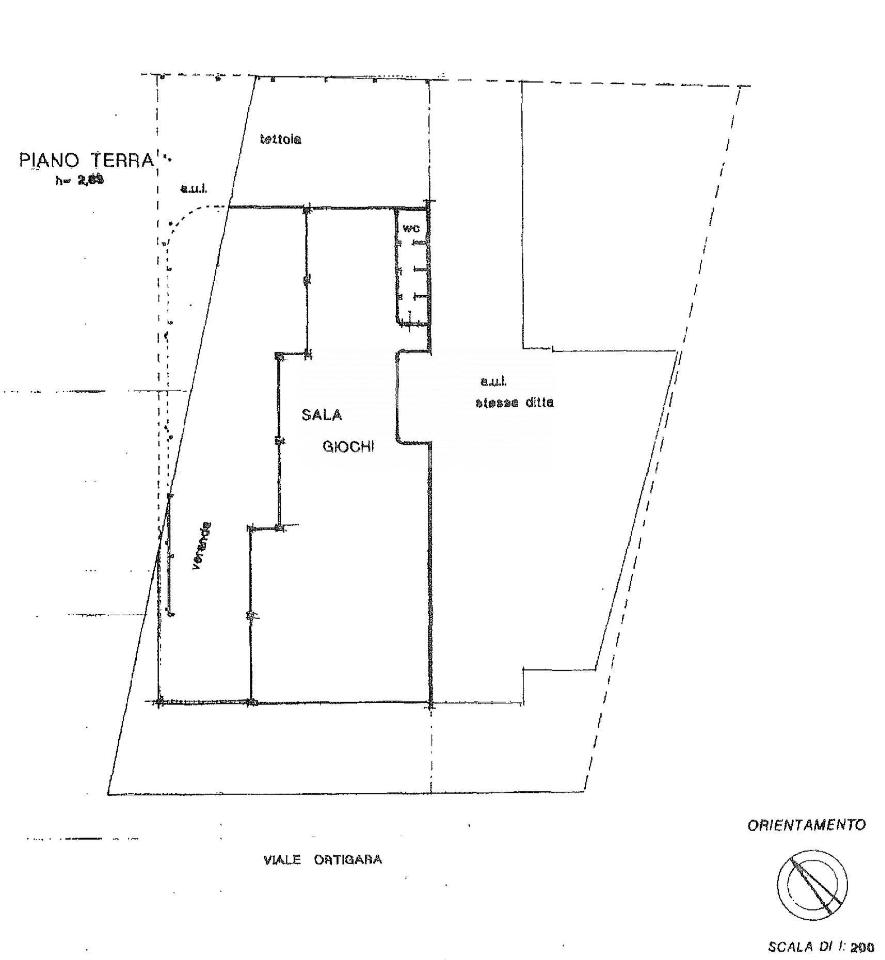 Negozio in Viale Ortigara 52, Rimini, {3} - Planimetria 1