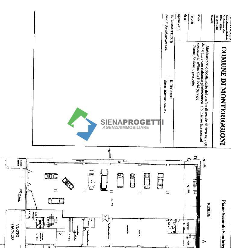 Locale commerciale in Via del Pozzo, Monteriggioni, {3} - Planimetria 1