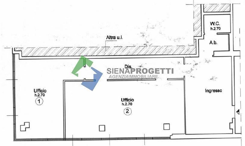 Ufficio in Via Salceto 91, Poggibonsi, {3} - Planimetria 1