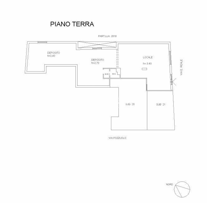 Negozio in Via Egidio Reale 53, Lecce, {3} - Planimetria 1