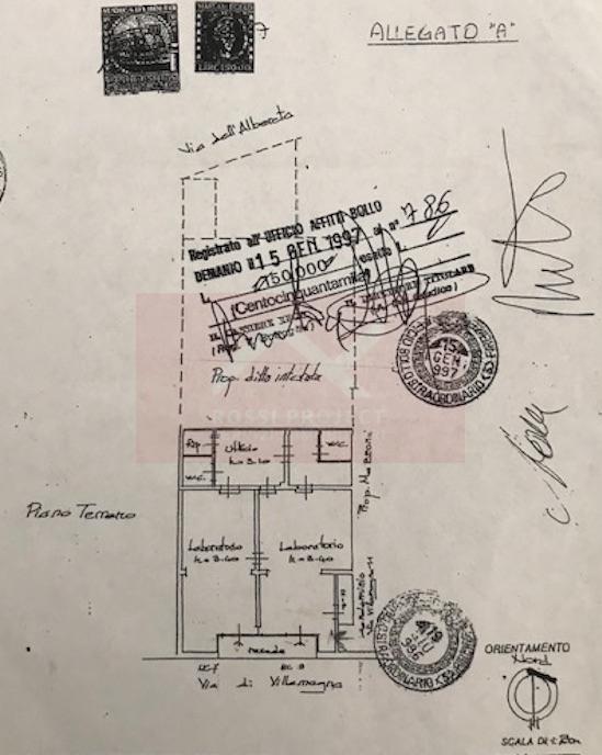 Officina in Via di Villamagna, Firenze, {3} - Planimetria 1
