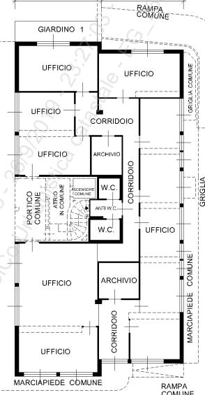 Ufficio in Via Nazionale 7/a, Salorno, {3} - Planimetria 1