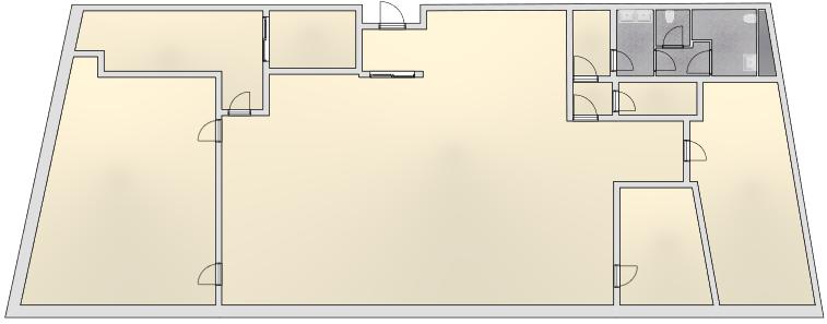 Ufficio in Via Francesco Crispi - Francesco-Crispi-StraßE, Bolzano, {3} - Planimetria 1