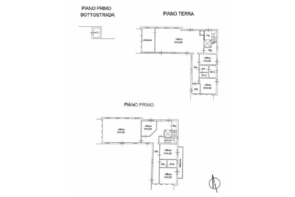 Ufficio in Via P. C. Beschi 106, Castiglione Delle Stiviere, {3} - Planimetria 1