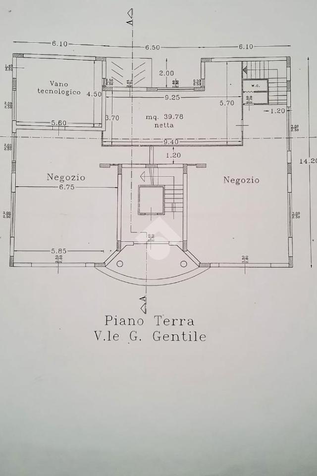 Negozio in Via G. Gentile, Castelvetrano, {3} - Planimetria 1