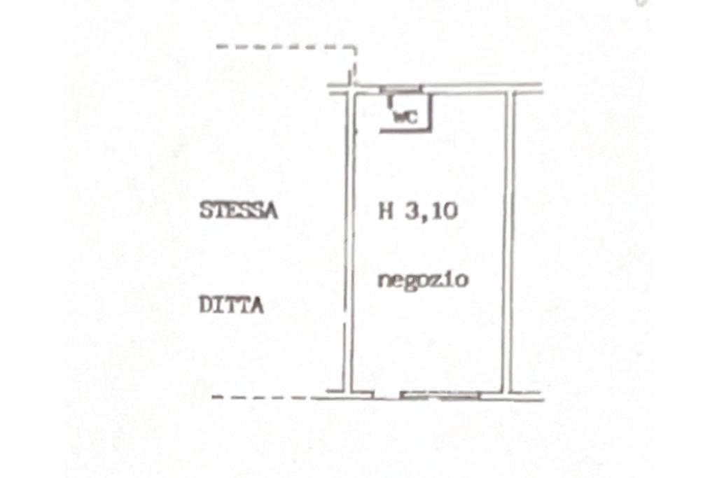 Negozio in P.Za Vittorio Emanuele 39, Roverchiara, {3} - Planimetria 1