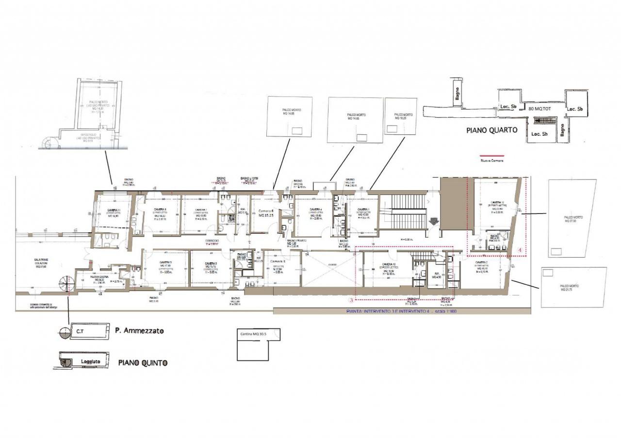 Albergo in , Firenze, {3} - Planimetria 1