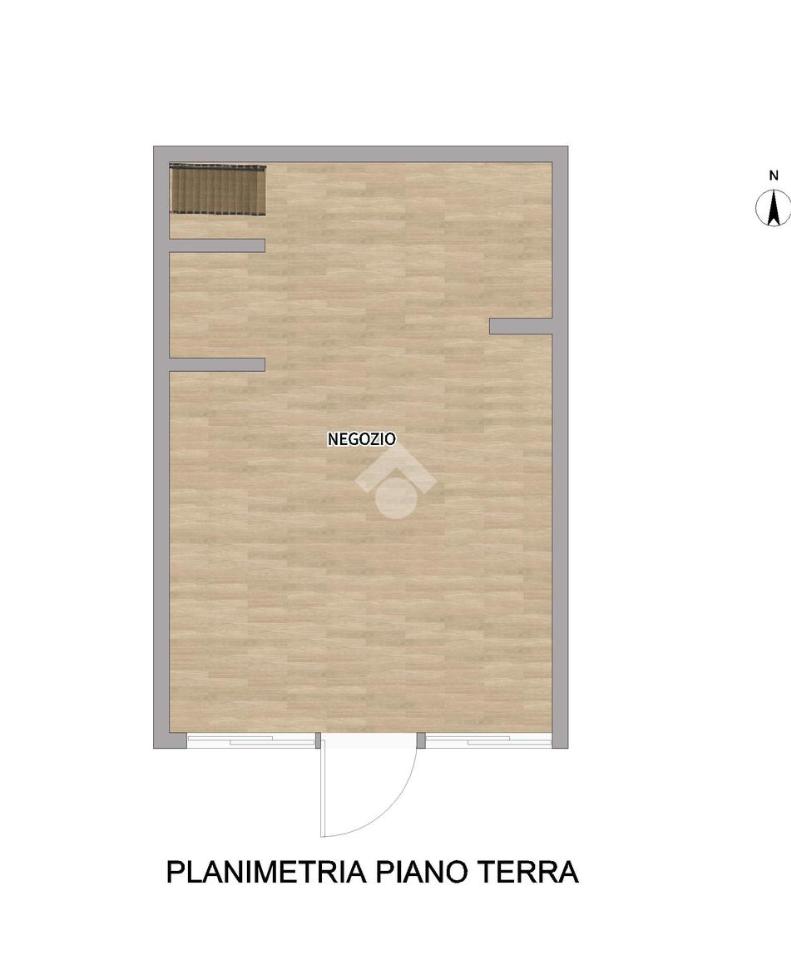 Negozio in Via S. Giovanni 2, Piacenza, {3} - Planimetria 1