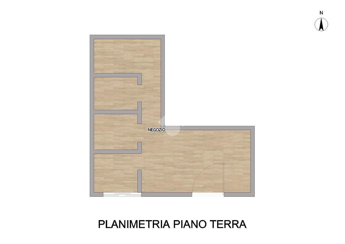 Negozio in Via Giuseppe Mazzini 5, Piacenza, {3} - Planimetria 1