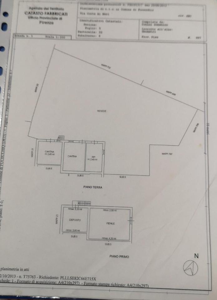 Magazzino in Vicinale Livornese 194, Fucecchio, {3} - Planimetria 1