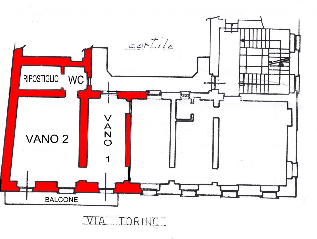 Ufficio in Via Torino, Chivasso, {3} - Planimetria 1