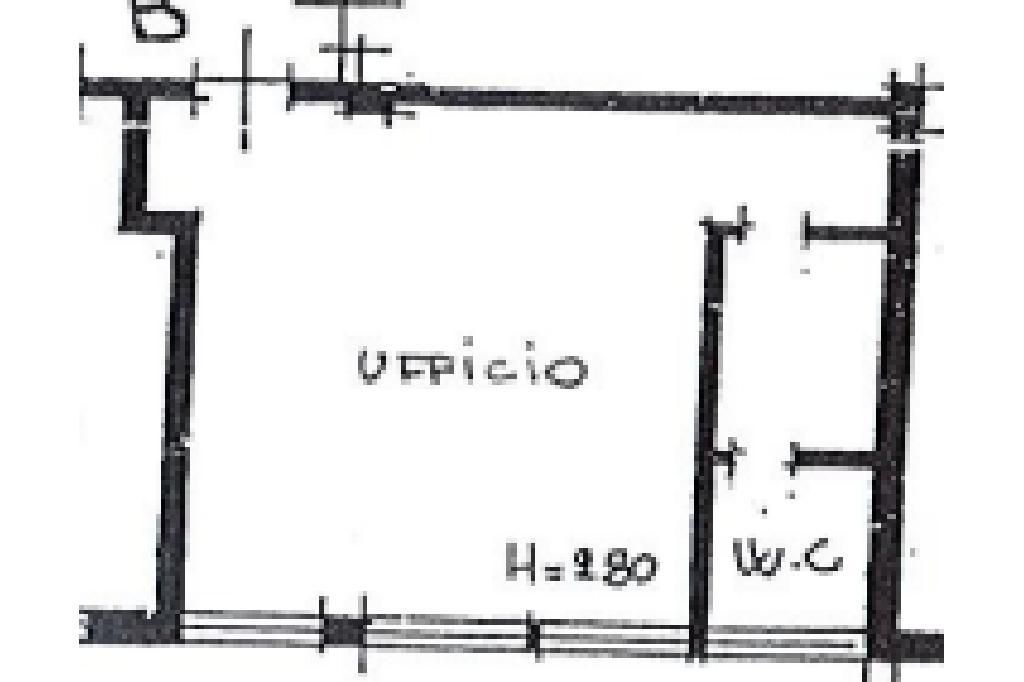 Ufficio in Via Vincenzo Bellini 1, Bergamo, {3} - Planimetria 1