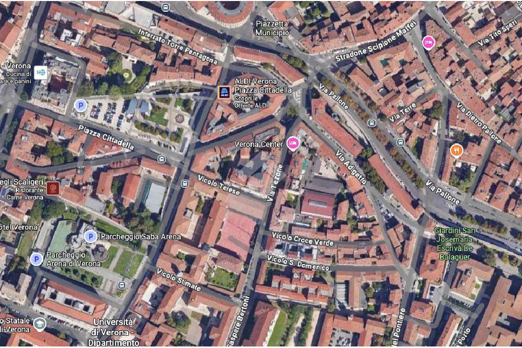 Ufficio in Via Tezone 5, Verona, {3} - Planimetria 1