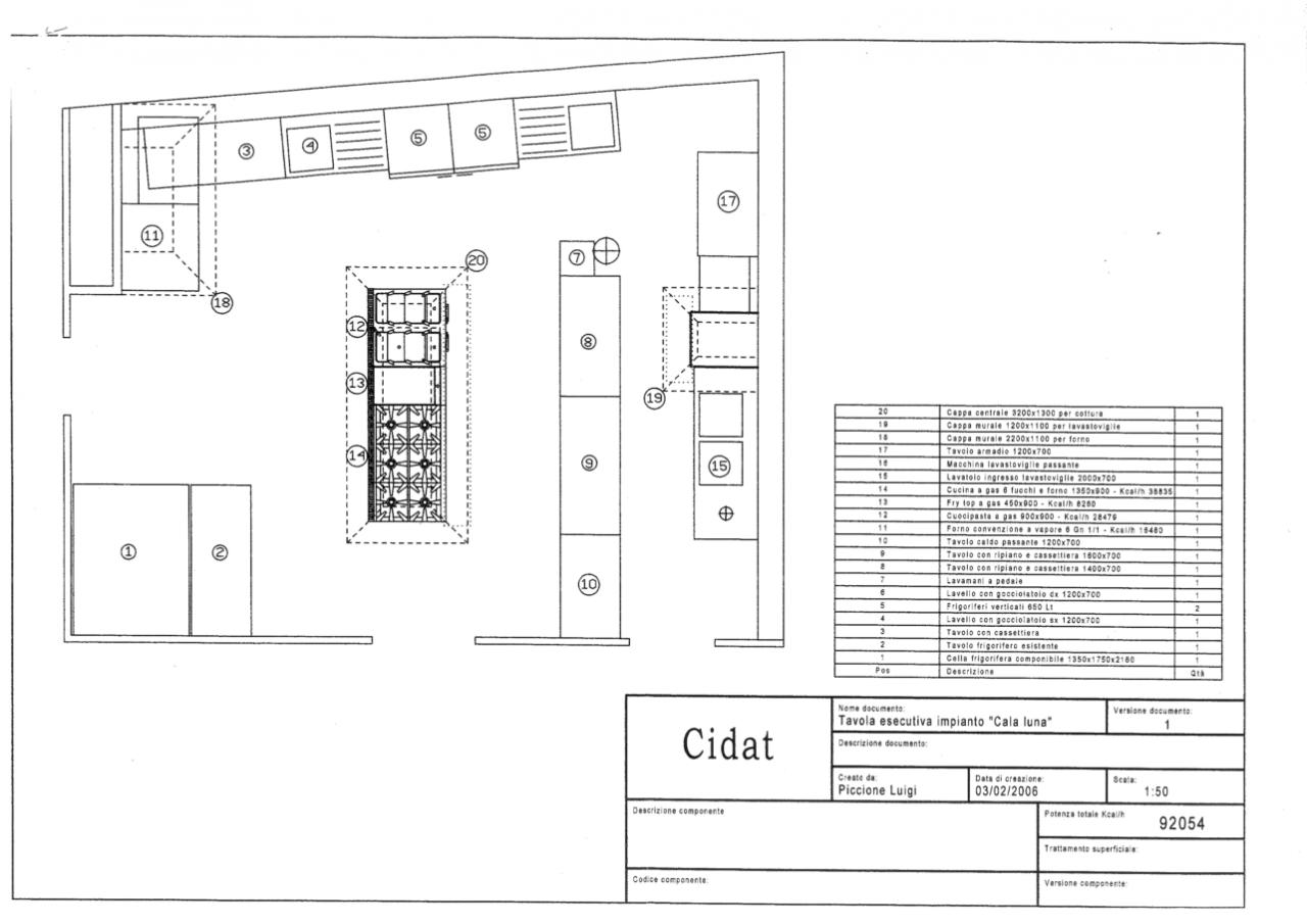 Ristorante in Piazza Derna, 238/C, Torino, {3} - Planimetria 1