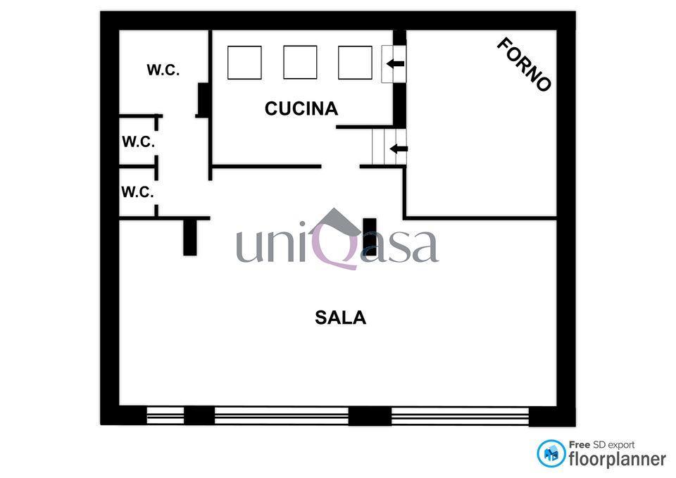 Ristorante in Via Roma 5, Valmadrera, {3} - Planimetria 1