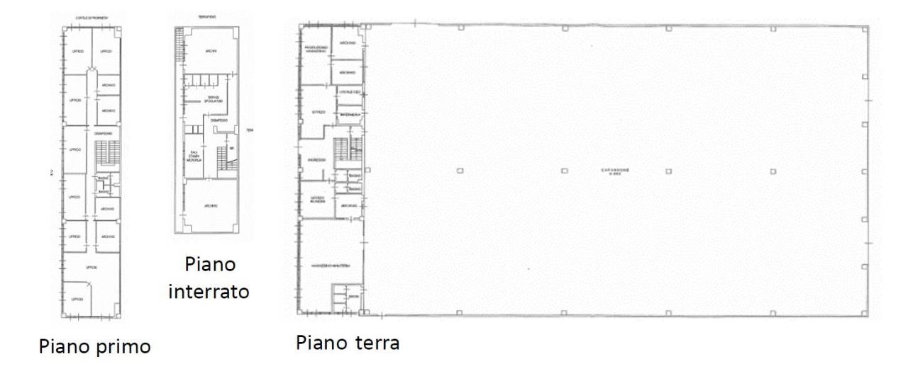 Capannone in , Aicurzio, {3} - Planimetria 1