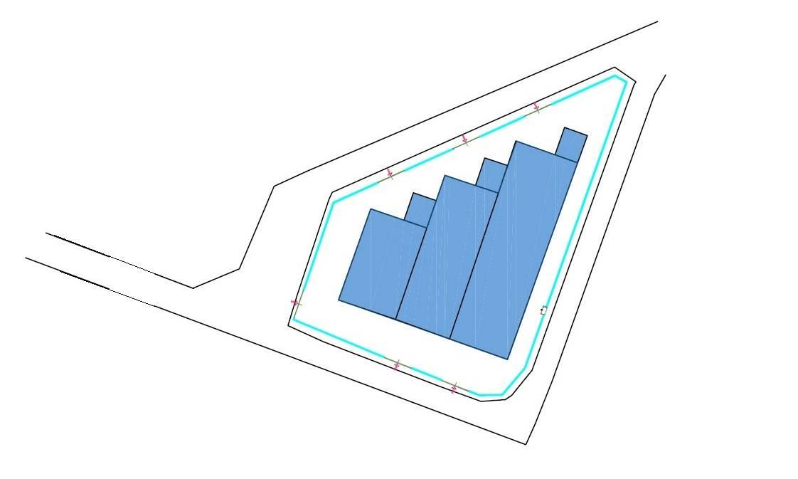 Capannone in , Zibido San Giacomo, {3} - Planimetria 1