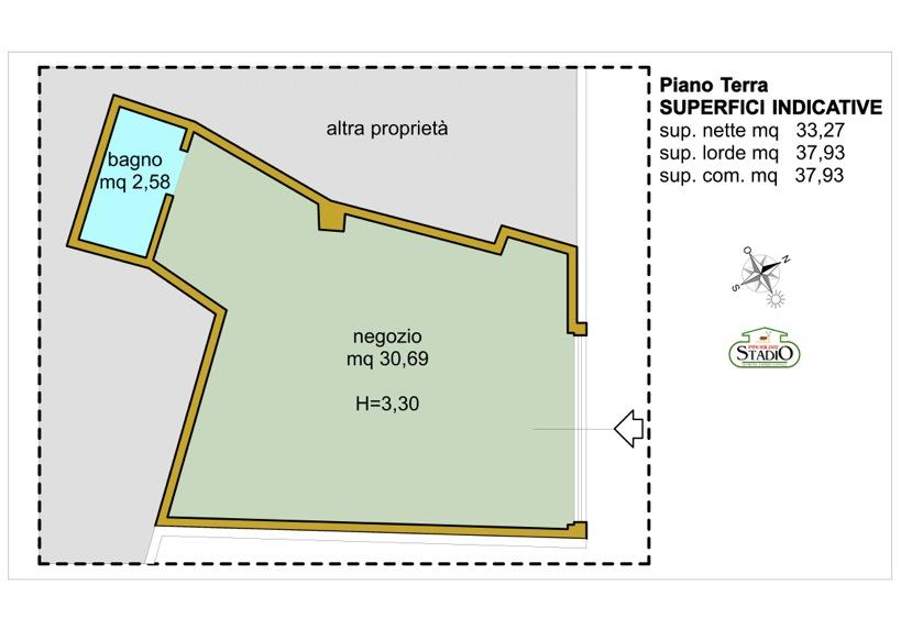 Negozio in , Carrara, {3} - Planimetria 1