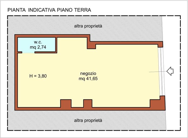 Esercizio commerciale in , Carrara, {3} - Planimetria 1