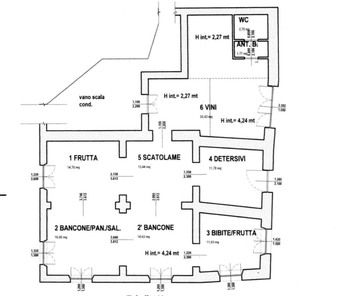 Negozio in , Carrara, {3} - Planimetria 1