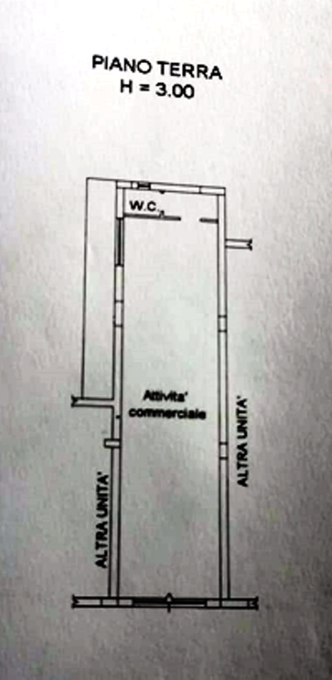 Negozio in Via Trieste 35, Montalto Uffugo, {3} - Planimetria 1
