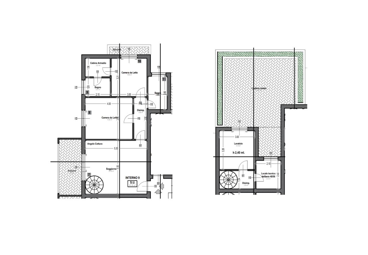 appartamento in vendita a Roma in zona Finocchio