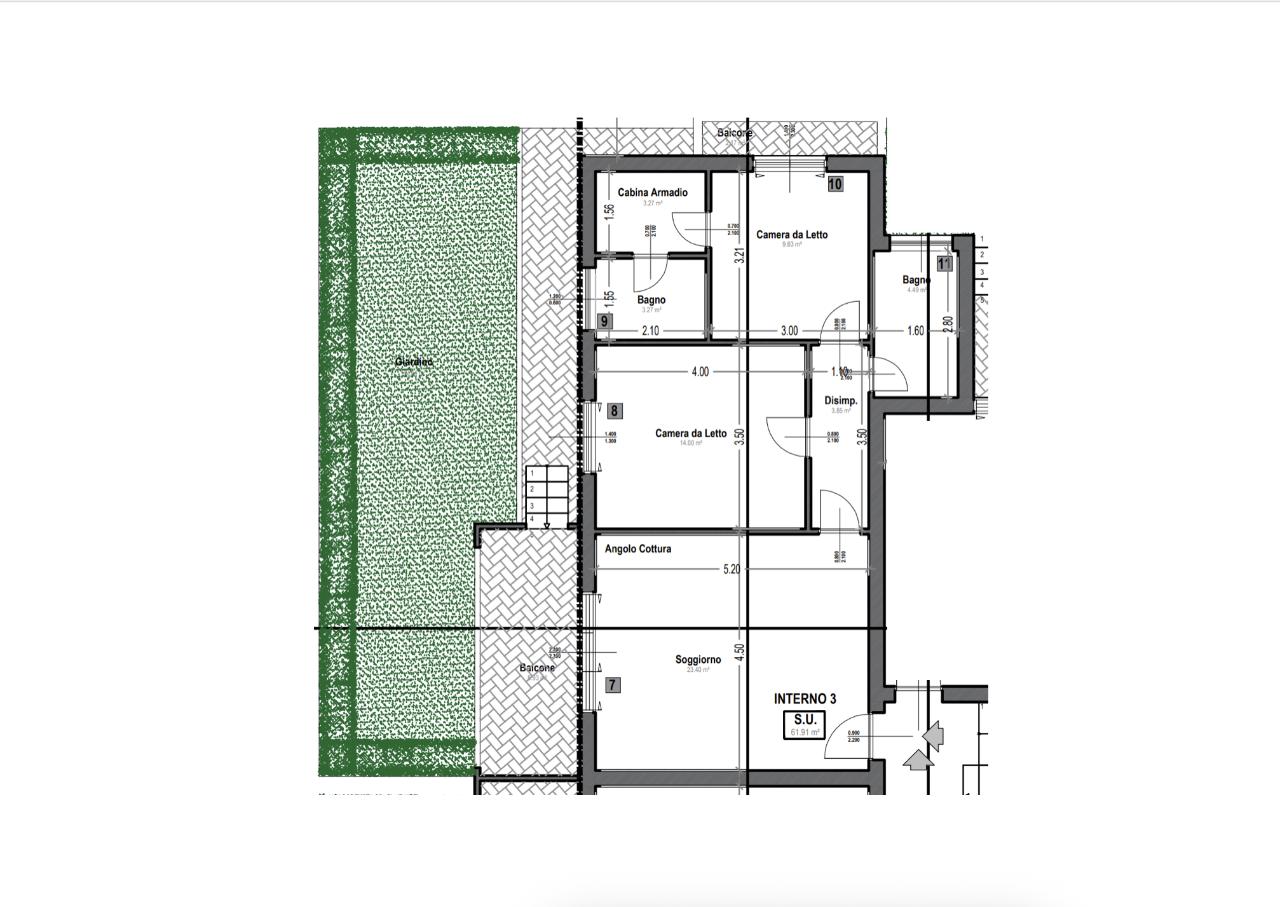 appartamento in vendita a Roma in zona Finocchio