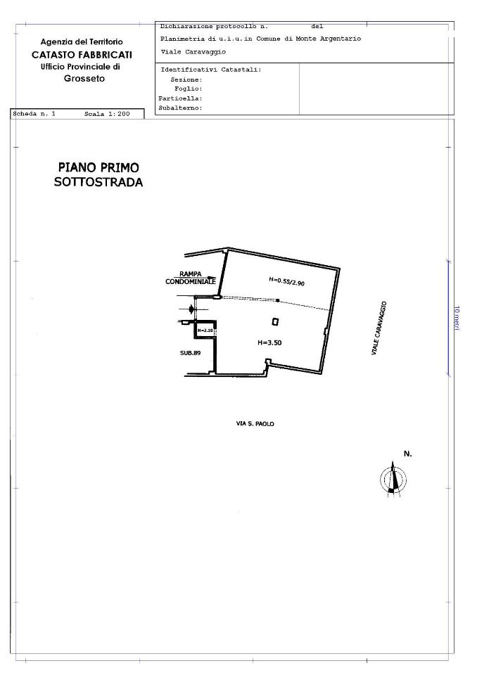 Parcheggio chiuso in Via Caravaggio 49, Monte Argentario, {3} - Foto 1