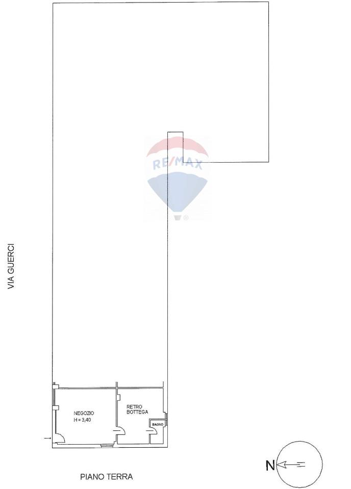 Negozio in Via Ferdinando Guerci 2, Parma, {3} - Planimetria 1