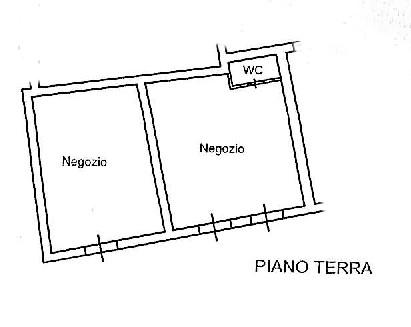 Negozio in Via Ascanio Grandi 32, Lecce, {3} - Planimetria 1