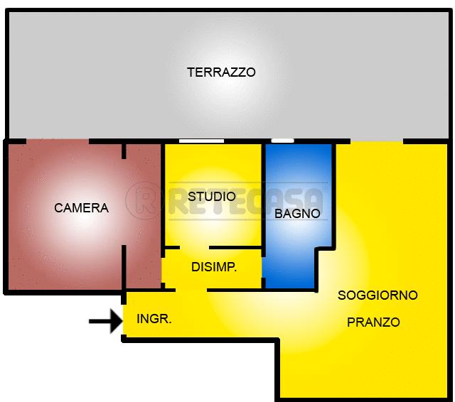 Trilocale in vendita, V. Pallesi, Santa Croce sull'Arno - Planimetria 1