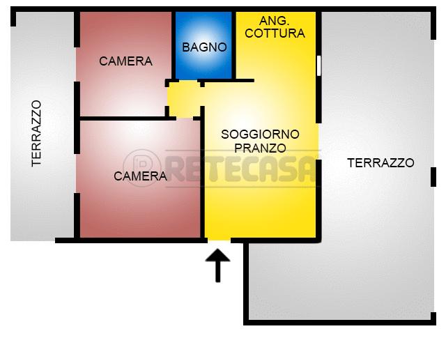 Trilocale in vendita, V. di Pelle ., Santa Croce sull'Arno - Planimetria 1