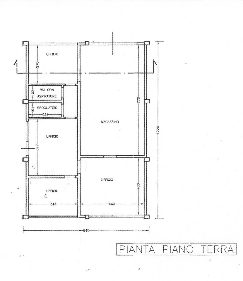 Capannone in delle Ville Prima 695, Lucca, {3} - Planimetria 1