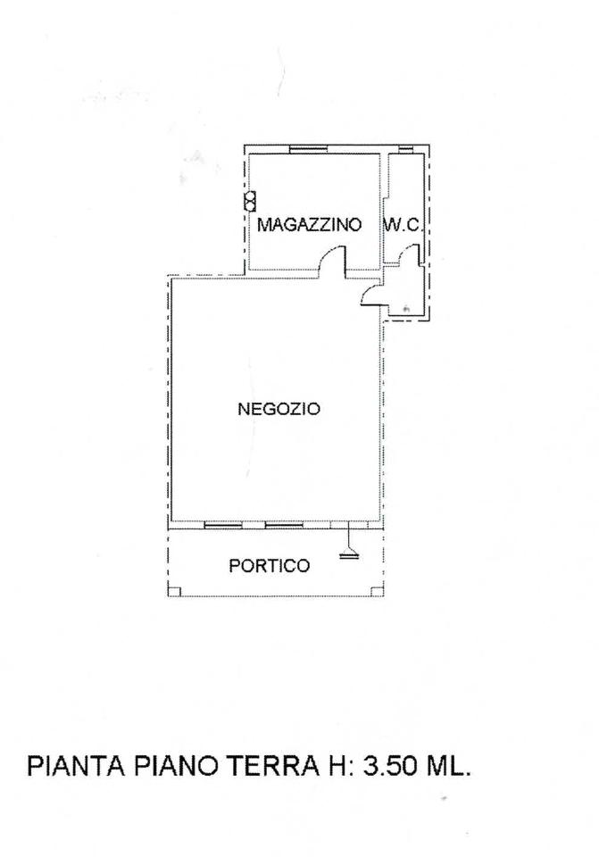 Locale commerciale in a Pesciatina 89, Capannori, {3} - Planimetria 1