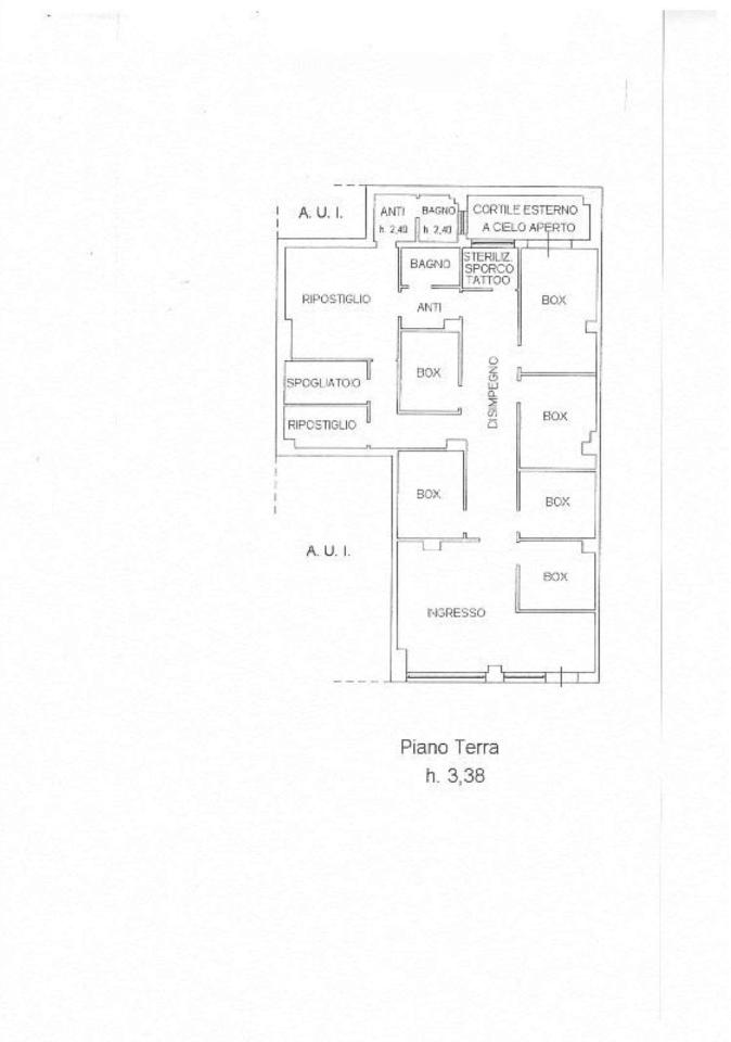 Negozio in Piazza Malatesta, Rimini, {3} - Planimetria 1