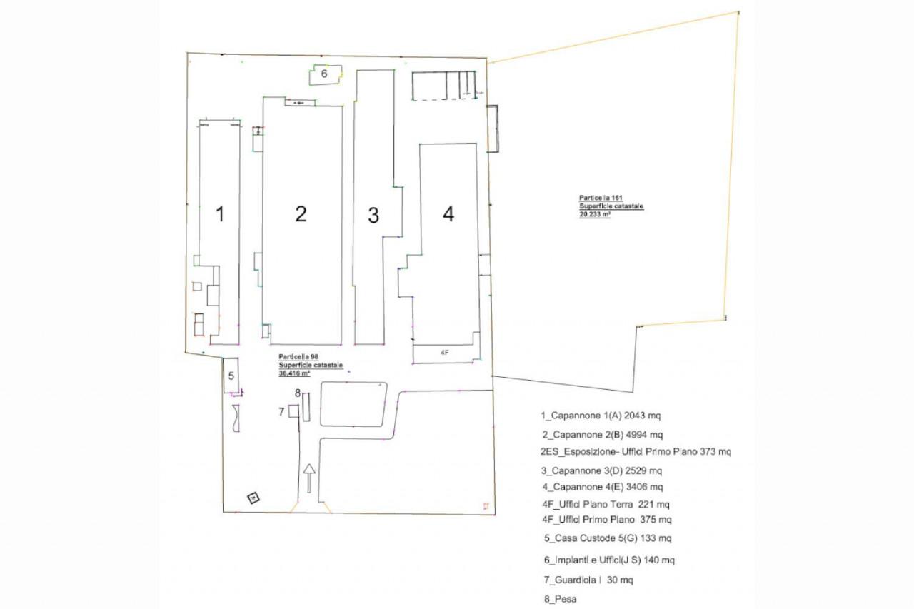 Capannone in Via Collegio, 10, 44033 Ruina Fe, Italia, Riva del Po, {3} - Planimetria 1