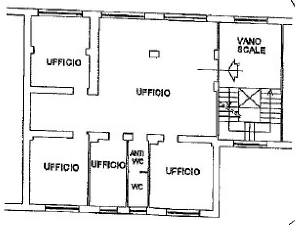 Ufficio in Via Pietro Gori 32, Sarzana, {3} - Planimetria 1